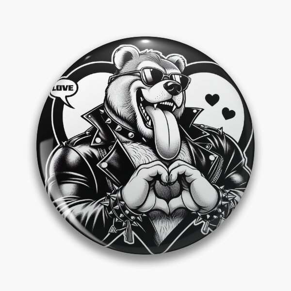 Item preview, LOVE Bär in Leder designed and sold by netrok.