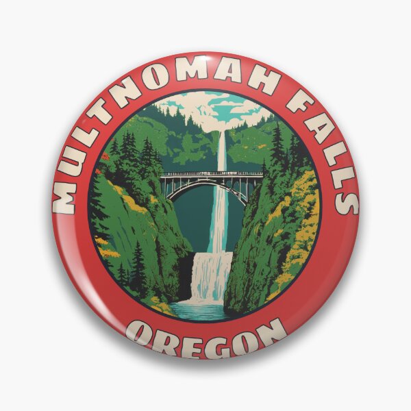 Item preview, Multnomah Falls Vintage Style Decal designed and sold by Decal Mania.
