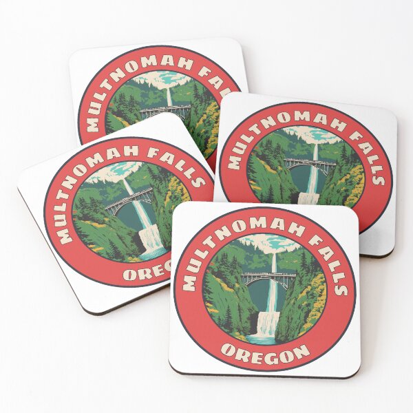 Item preview, Multnomah Falls Vintage Style Decal designed and sold by Decal Mania.
