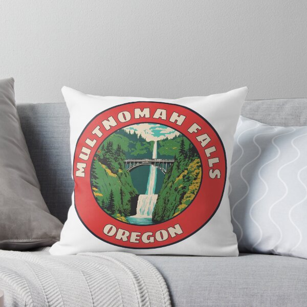 Item preview, Multnomah Falls Vintage Style Decal designed and sold by Decal Mania.