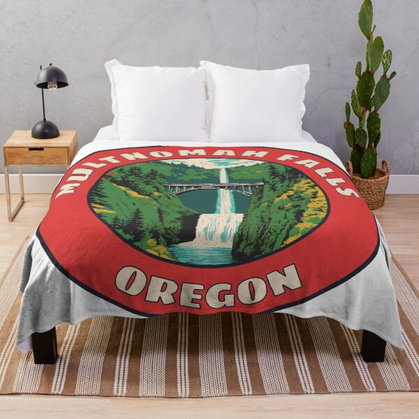 Item preview, Multnomah Falls Vintage Style Decal designed and sold by Decal Mania.