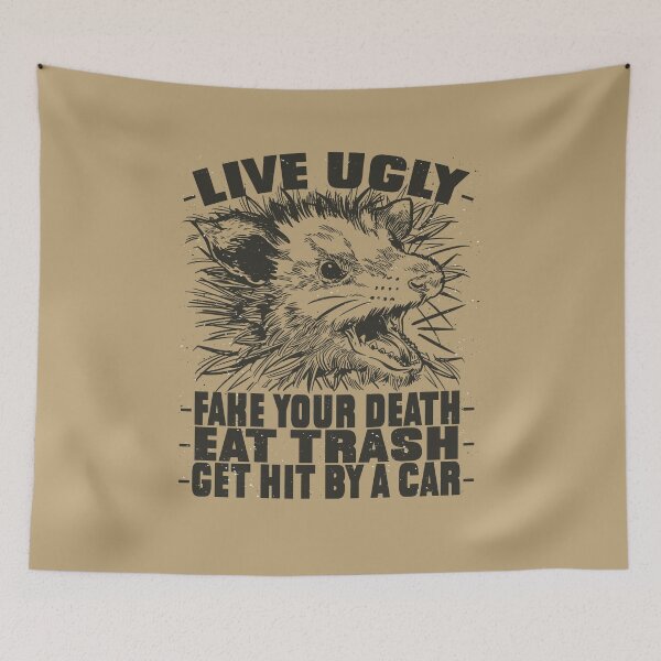 Item preview, Possum/ Opossum | Live Ugly, Fake your death... designed and sold by BlindmanArt.