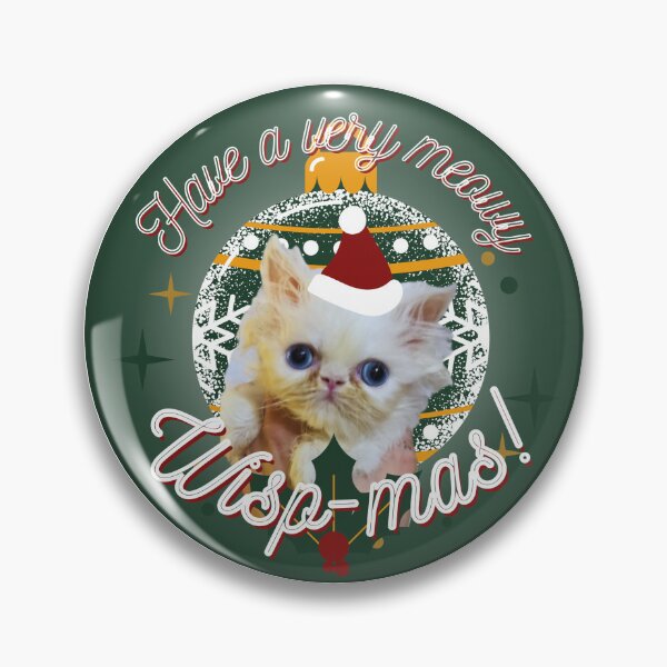 Item preview, Meowy Wisp Christmas designed and sold by PlayfulParlor.