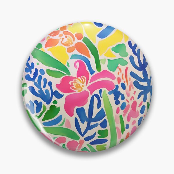 Item preview, Preppy abstract wild flowers designed and sold by SophieClimaArt.