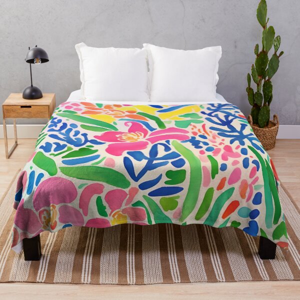Item preview, Preppy abstract wild flowers designed and sold by SophieClimaArt.