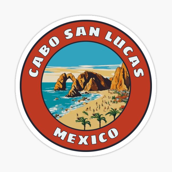 Vista previa del artículo con la obra «Calcomanía Cabo San Lucas», diseñado y vendido por zsonn.