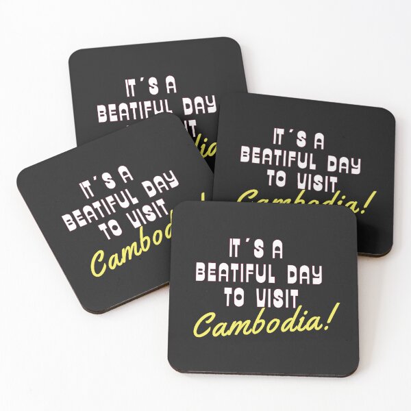 Item preview,  Cambodia. White text.  Gift Ideas For The Travel Enthusiast. designed and sold by LindaLG.