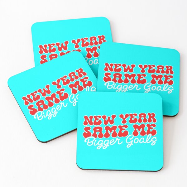 Item preview, New Year Same Me, Bigger Goals, New Year 2024 designed and sold by Cerulean-Shop.