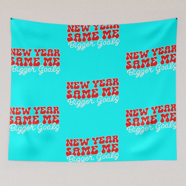 Item preview, New Year Same Me, Bigger Goals, New Year 2024 designed and sold by Cerulean-Shop.
