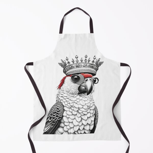 Item preview, Royal Aviator - Parrot in Crowned Glasses Fantasy designed and sold by TrendyTreasureP.