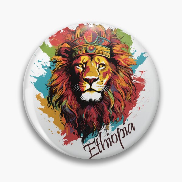 Item preview, ETHIOPIAN LION FACE T-SHIRT GIFT  designed and sold by imaginativeafro.