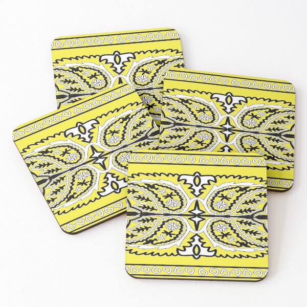 Item preview, Paisley Bandana Design - Bright Yellow designed and sold by Teresa Pulcini .