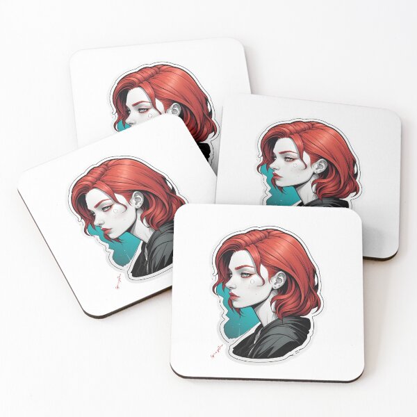 Item preview, Saddy Girl Face With Red Hair designed and sold by SpicyOne.