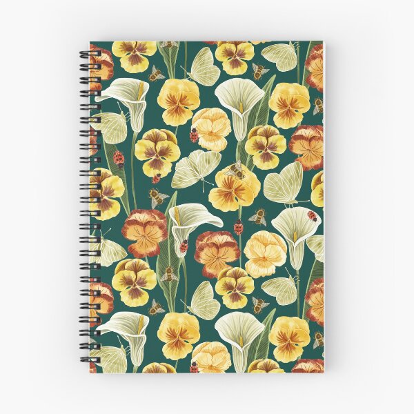 Item preview, Peaceful Garden with Arum Lilies, Pansies, Butterflies, Bumblebees and Ladybugs  designed and sold by Carlo-Atzei.