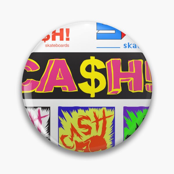 Item preview, Cash skateboards stickers sheet designed and sold by Paintbase.