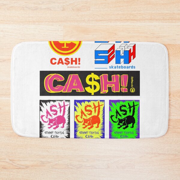 Item preview, Cash skateboards stickers sheet designed and sold by Paintbase.