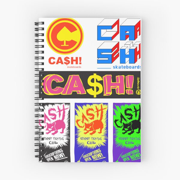 Item preview, Cash skateboards stickers sheet designed and sold by Paintbase.