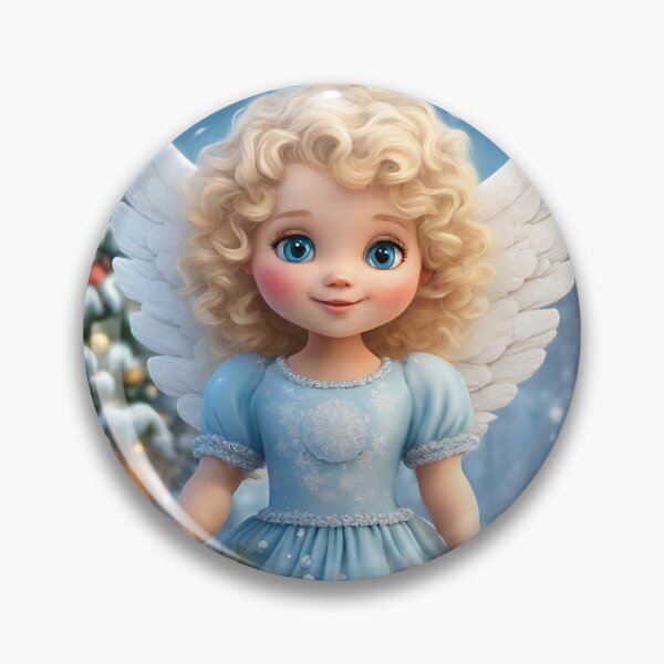 Item preview, Celestial Christmas Cherub designed and sold by inkArtistryfine.
