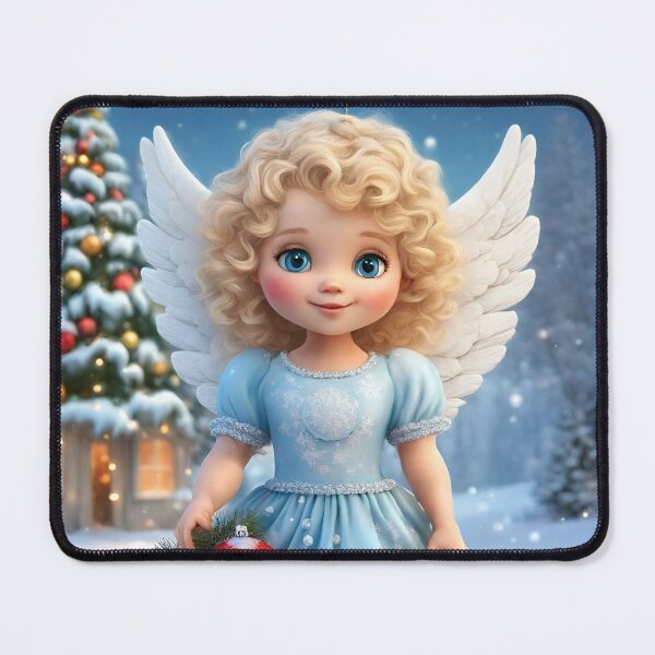 Item preview, Celestial Christmas Cherub designed and sold by inkArtistryfine.