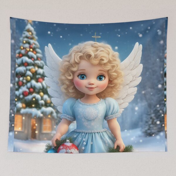 Item preview, Celestial Christmas Cherub designed and sold by inkArtistryfine.