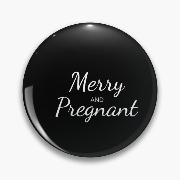 Artikelvorschau, Fröhlich und schwanger, Schwangerschaftsankündigung, Weihnachten schwanger, lustige Schwangerschaft entworfen und verkauft von Minimalist Quotes and Sayings.
