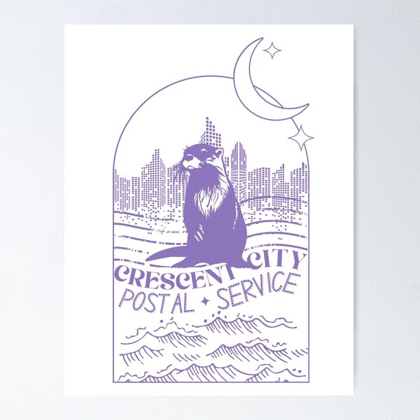 Crescent City Postal service otter (SJM) Poster