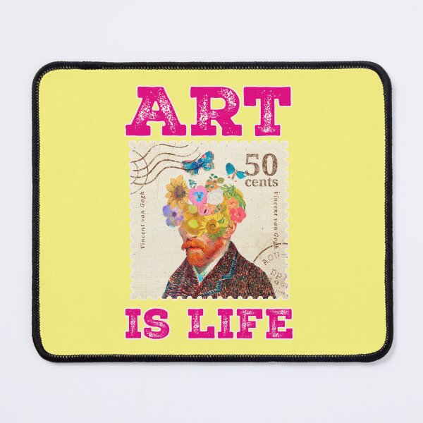 Item preview, Van Gogh stamp, portrait designed and sold by Mauswohn.
