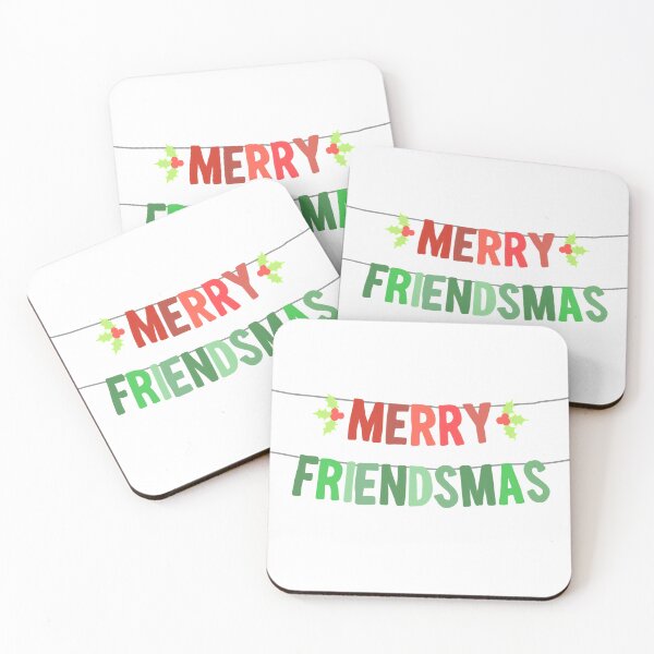 Item preview, Merry friendsmas perfect for friend holiday party and celebration  designed and sold by adesignworld.