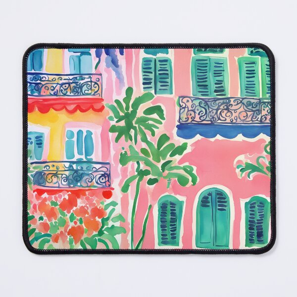 Item preview, Matisse inspired French balcony designed and sold by SophieClimaArt.
