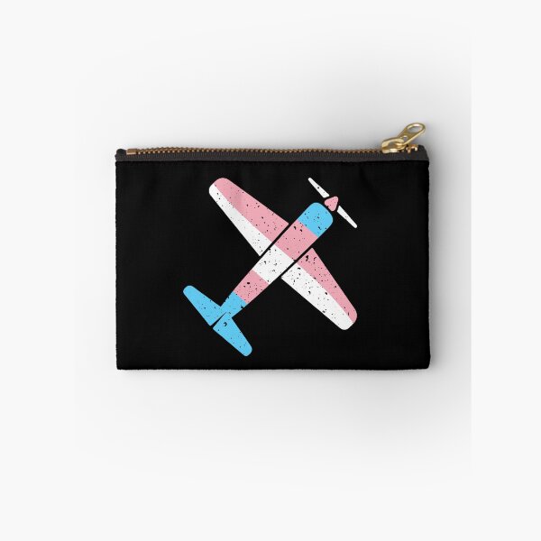 Item preview, Single Engine Prop Aircraft Transgender Flag - Airplane Distressed LGBTQ Desig designed and sold by venomousvector.