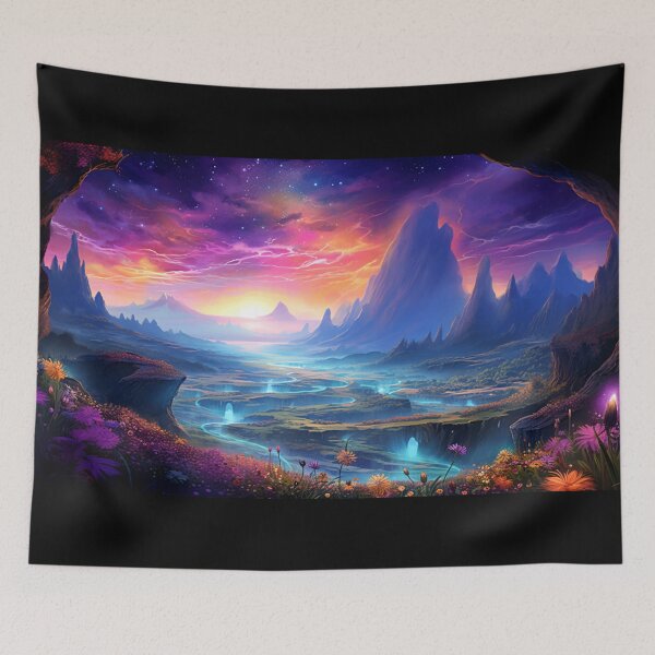 Item preview, Fantasy Landscape - Rainbow World designed and sold by Fantasy Masterpiece.