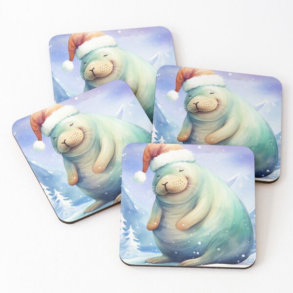 Item preview, Walrus Northern Lights designed and sold by cute-animals99.