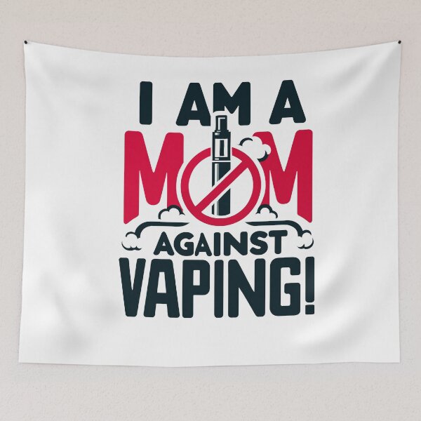 Item preview, I am a MOM against VAPING! designed and sold by VividVirtuoso.