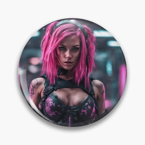 Item preview, Pink Hair babe - Future warrior girls 01 designed and sold by bravomodels.