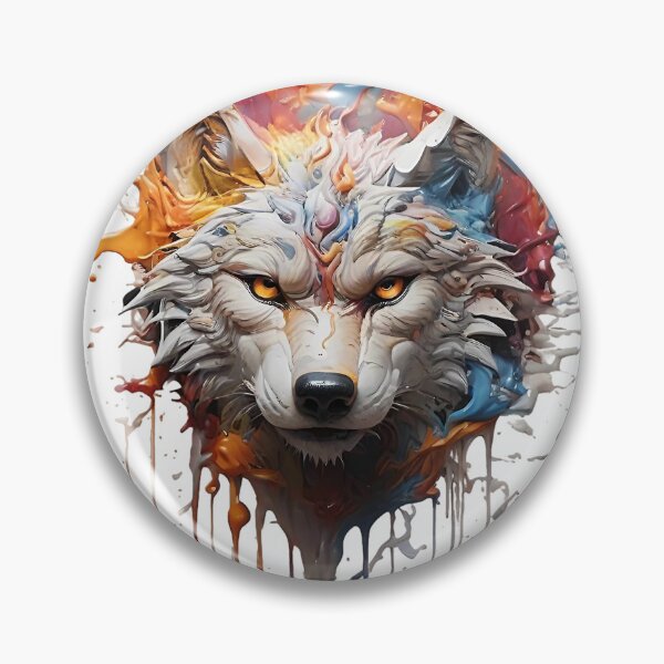 Item preview, Lobo de acuarela designed and sold by Nelloo12.