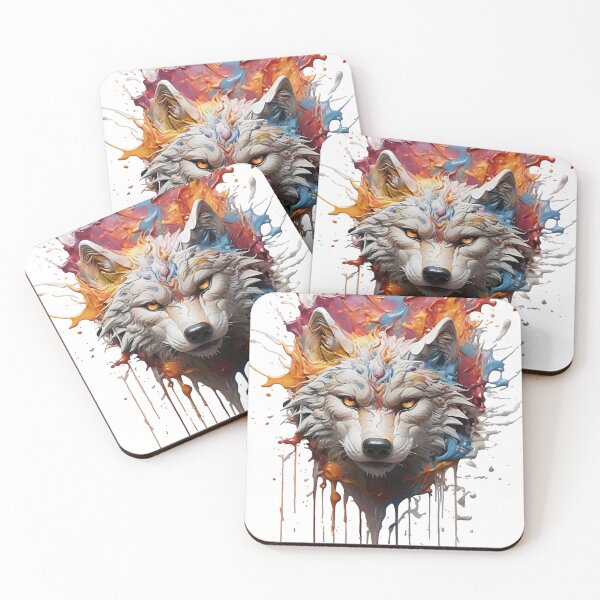 Item preview, Lobo de acuarela designed and sold by Nelloo12.