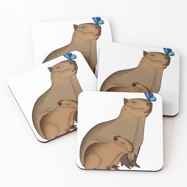 Item preview, capybaras designed and sold by nathalialanne.