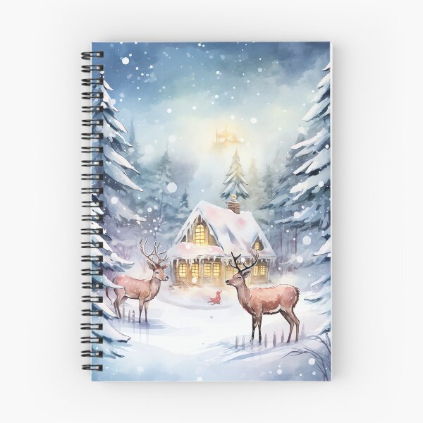 Item preview, Snowy Reindeer Serenade designed and sold by cute-animals99.