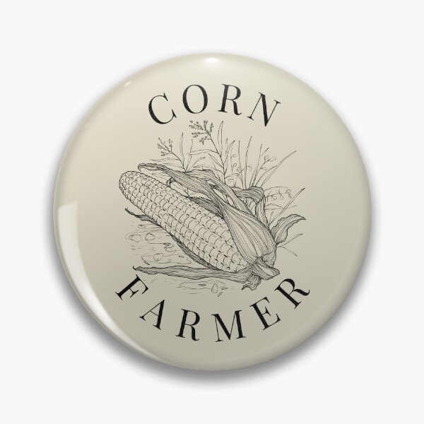 Item preview, Retro Corn Farmer Illustration designed and sold by MaryRose73744.