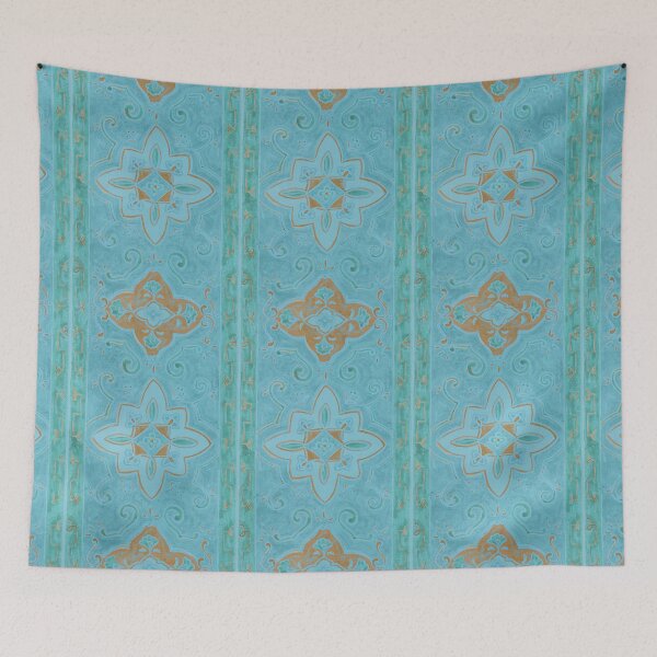 Item preview, Bohemian Turquoise and Terracotta  designed and sold by MoisOneOffs.