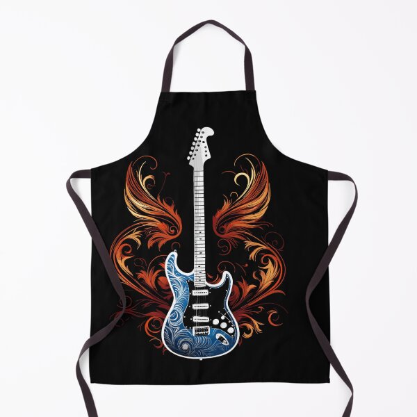 Item preview, Electric guitar with flames designed and sold by EternalDelight1.
