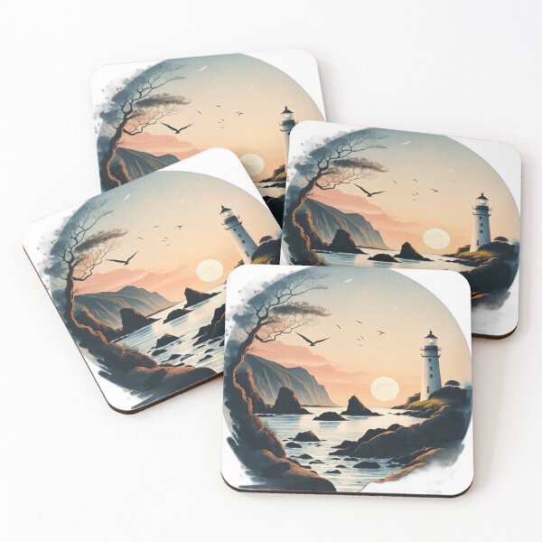 Item preview, Coastal Beacon: Dusk till Dawn designed and sold by PragmaticP.