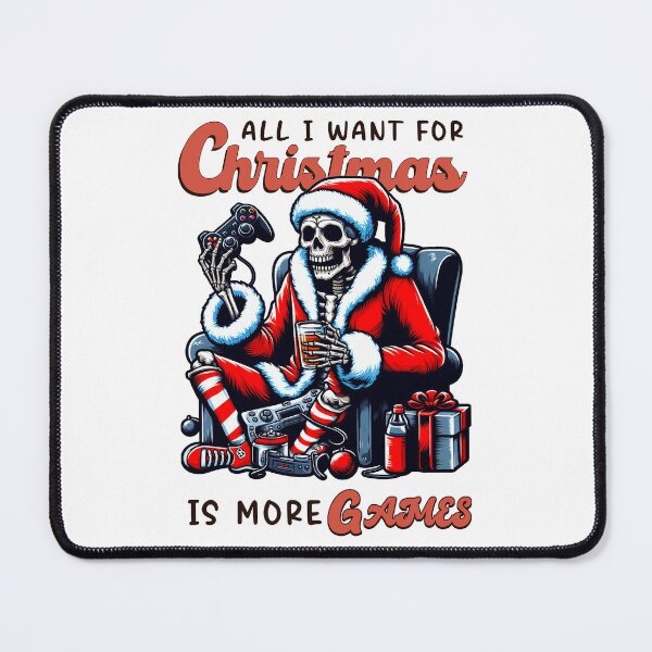 Item preview, SkeleGamer Xmas: All I Want For Christmas Is More Games designed and sold by UnrealQuake.