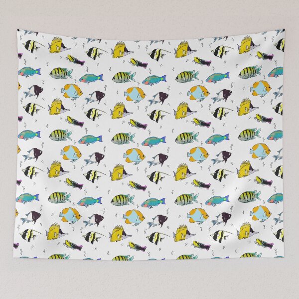 Item preview, Hawaiian Fish Print designed and sold by laurenmoee.
