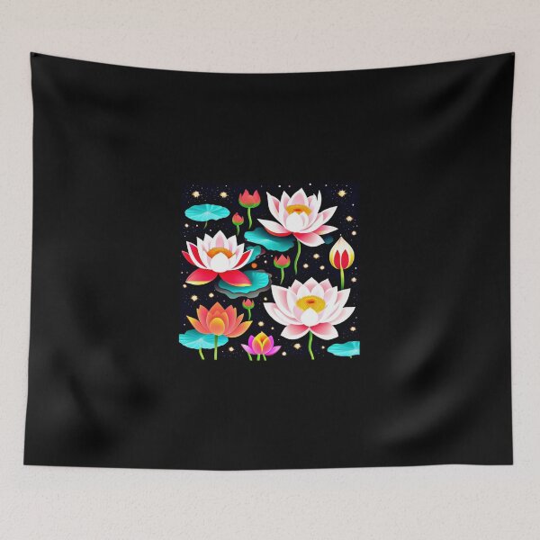 Item preview, Lotus en el espacio designed and sold by Flowerslaps.
