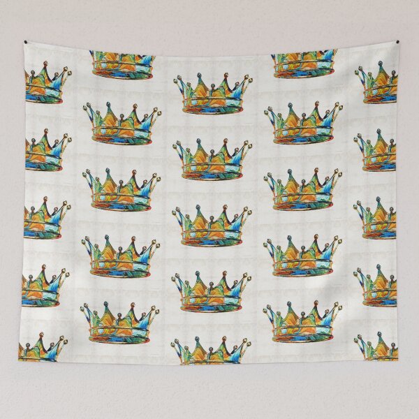 Item preview, Colorful Kings Crown Art designed and sold by Sharon Cummings Art.