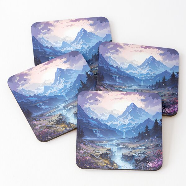 Item preview, Epic mountain scenery designed and sold by DigitalRevvi.