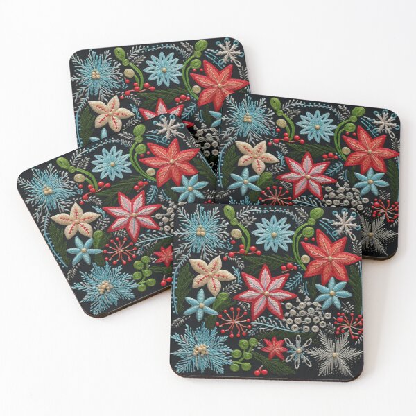 Item preview, Christmas Xmas Fake Embroidery 3D Effect Pattern No 40 designed and sold by Atomura.
