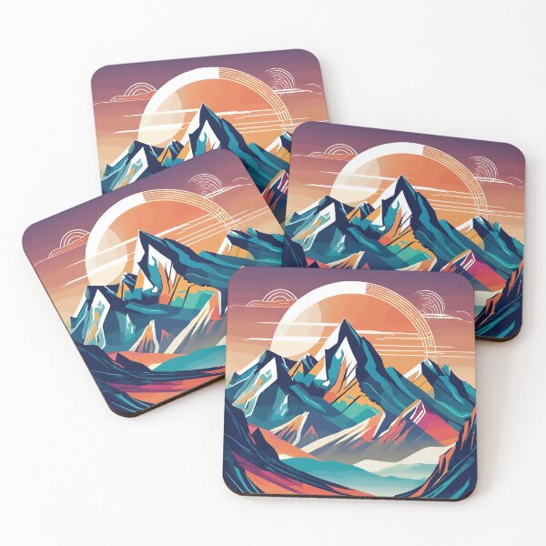 Item preview, Futuristic Mountains 001 designed and sold by manifestroots.