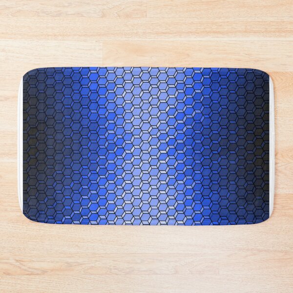 Item preview, Blue Skin 3D Hexagons Pattern designed and sold by ArtAndBliss.